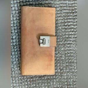 Ferragamo leather long wallet